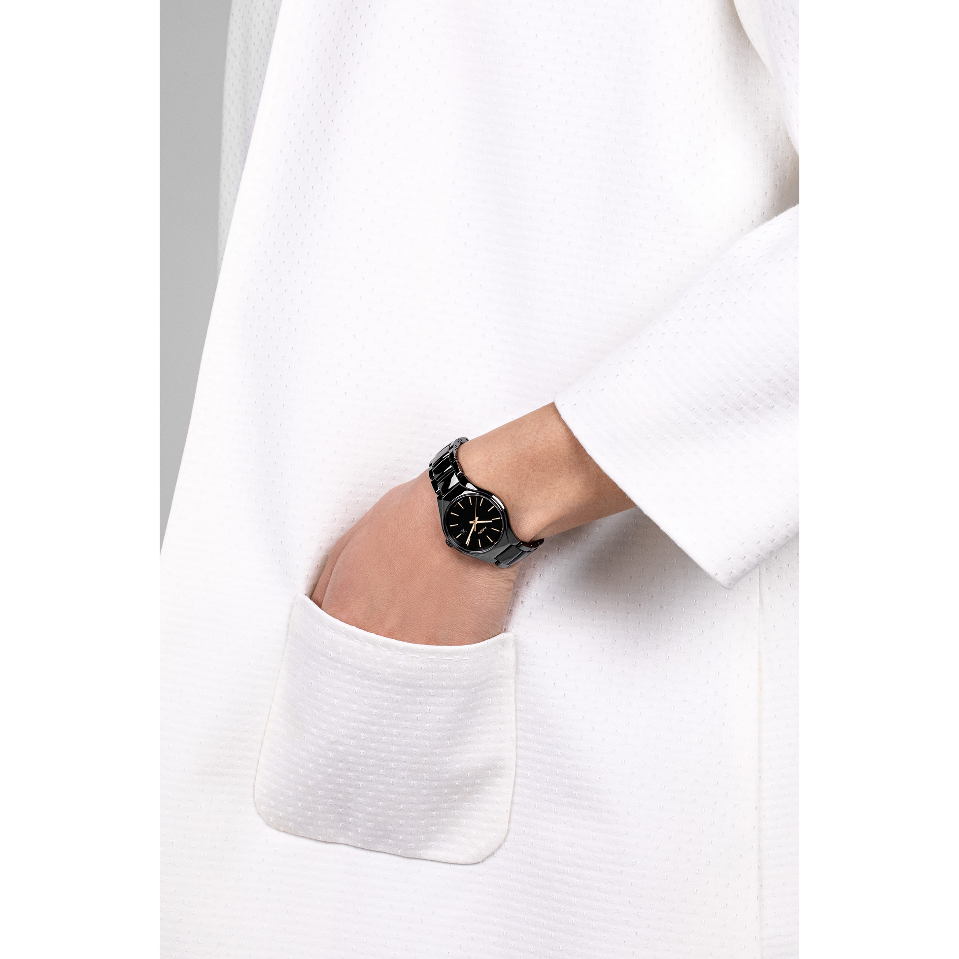 Rado True Black Dial Women 30mm