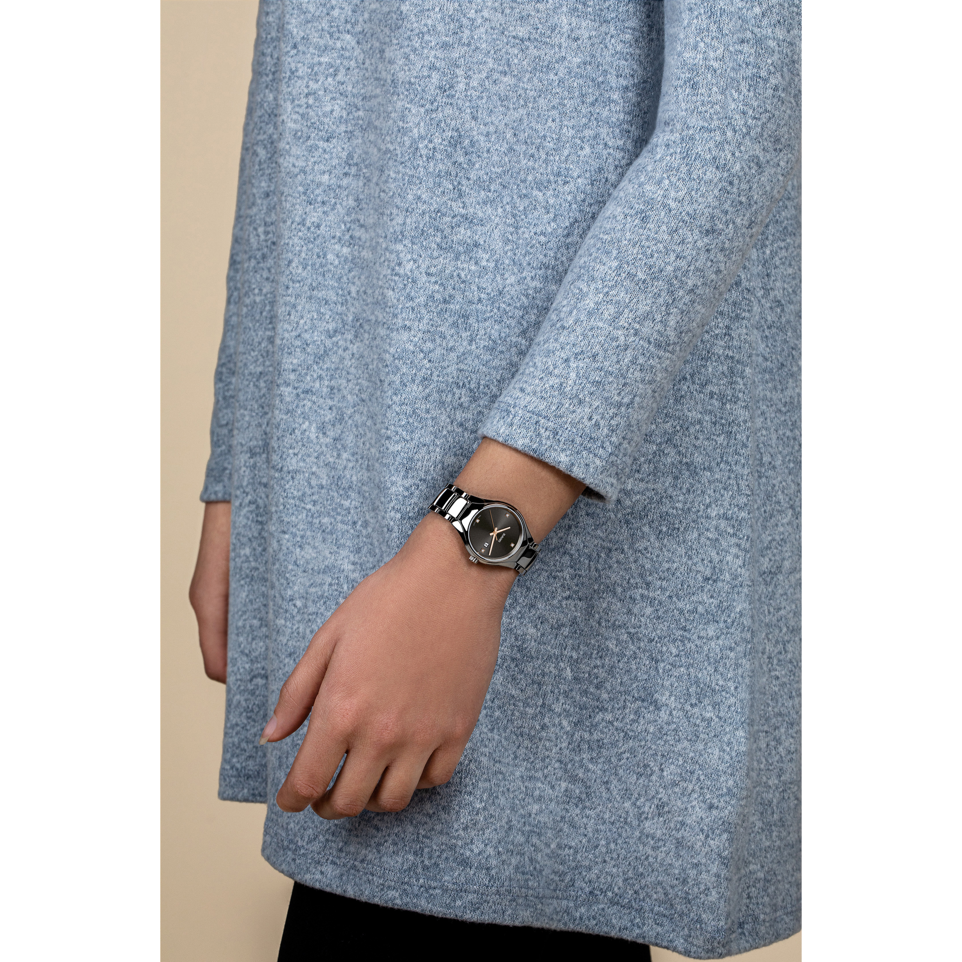 Rado True Grey Dial Women 30mm