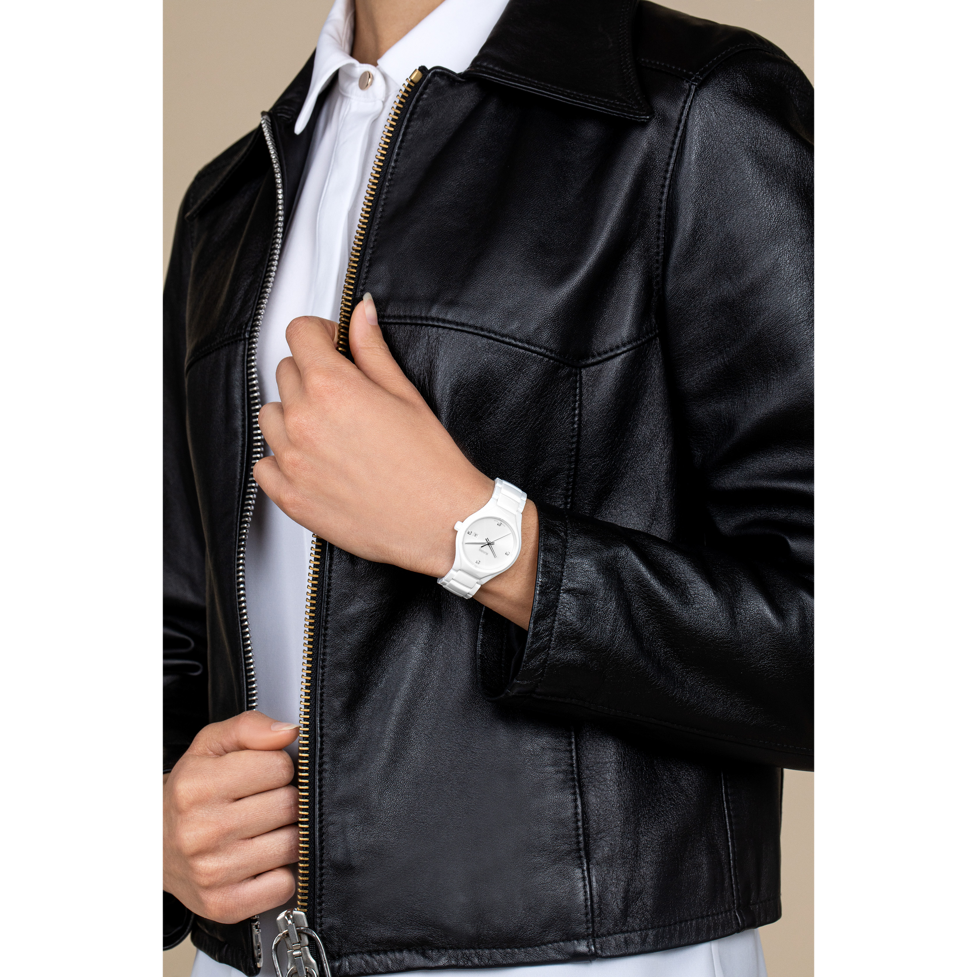 Rado True White Dial Women 30mm