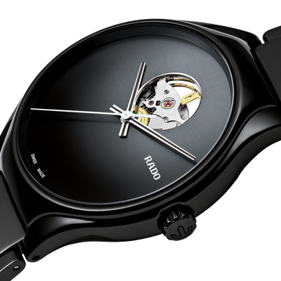 Rado True Black Dial Unisex 38mm