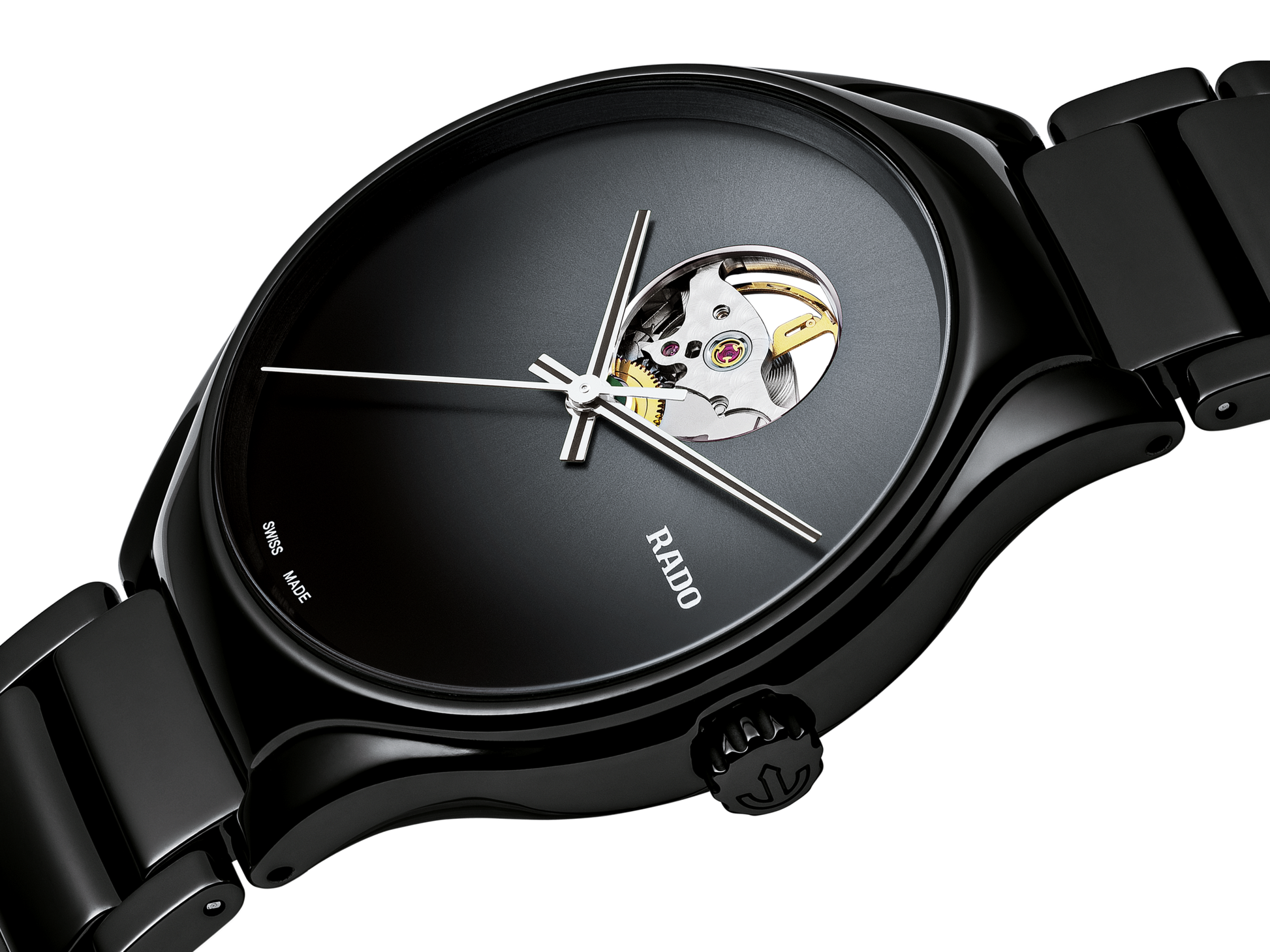 Rado True Black Dial Unisex 38mm