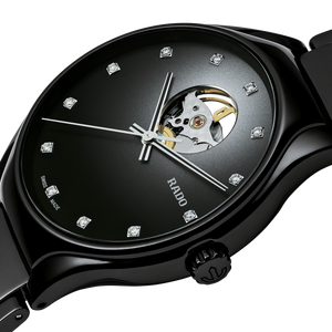 Rado True Black Dial Unisex 40mm
