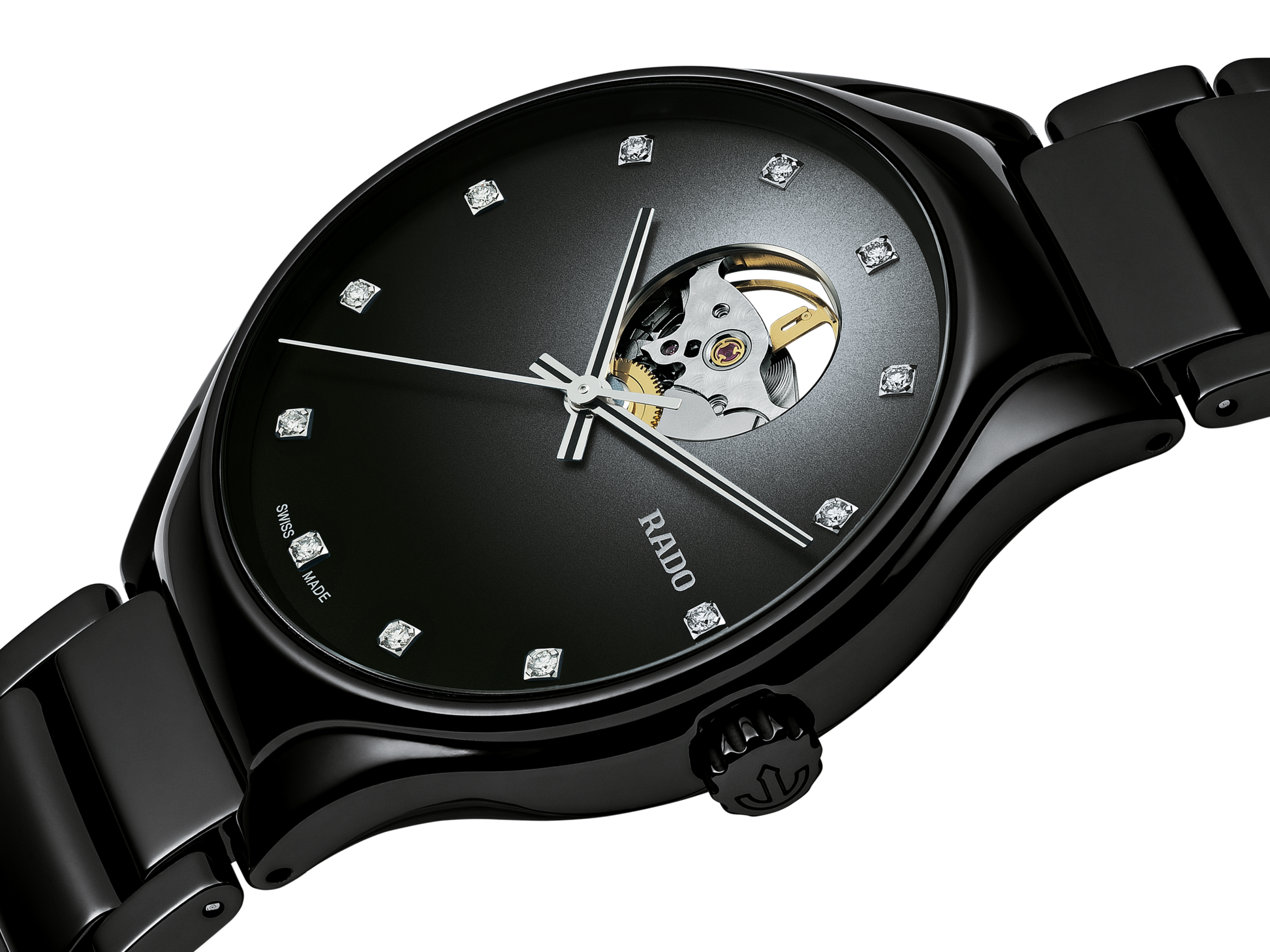 Rado True Black Dial Unisex 40mm