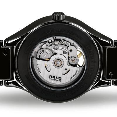 Rado True Black Dial Unisex 40mm