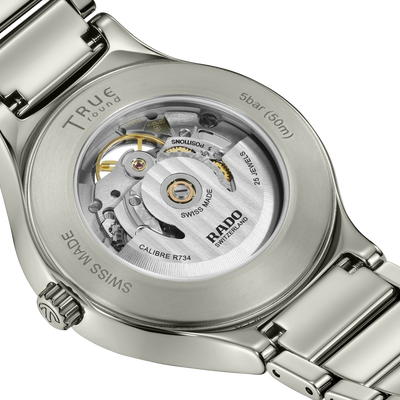 Rado True Round Automatic Open Heart Grey Dial Unisex 40MM