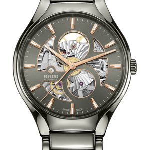 Rado True Round Automatic Open Heart Grey Dial Unisex 40MM