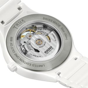 Rado True Round Automatic Open Heart Limited Edition White Dial Unisex 40MM