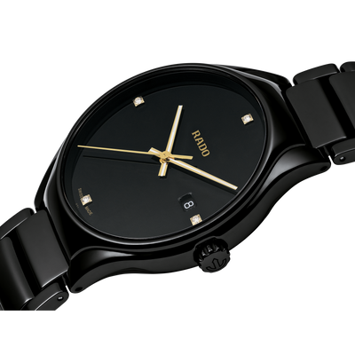 Rado True Black Dial Unisex 40mm