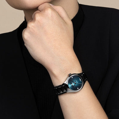 Rado True Blue Dial Women 30mm