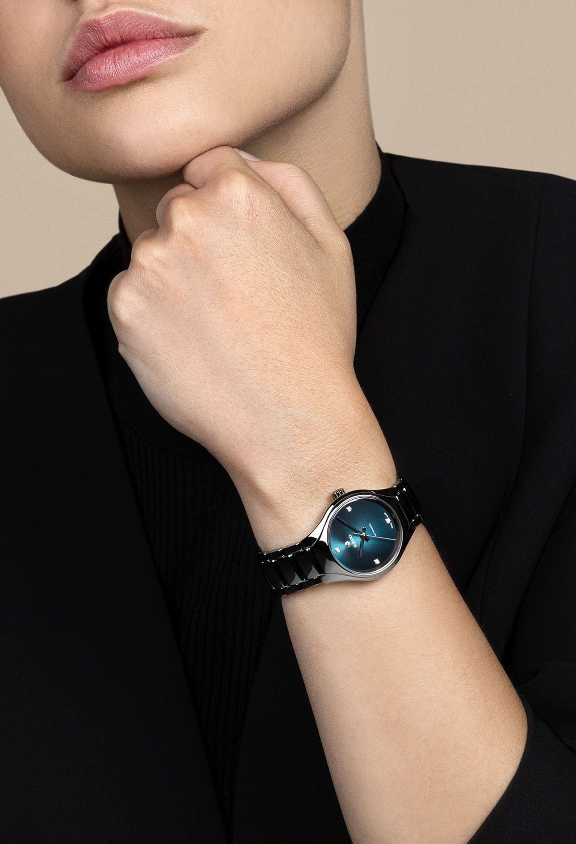 Rado True Blue Dial Women 30mm