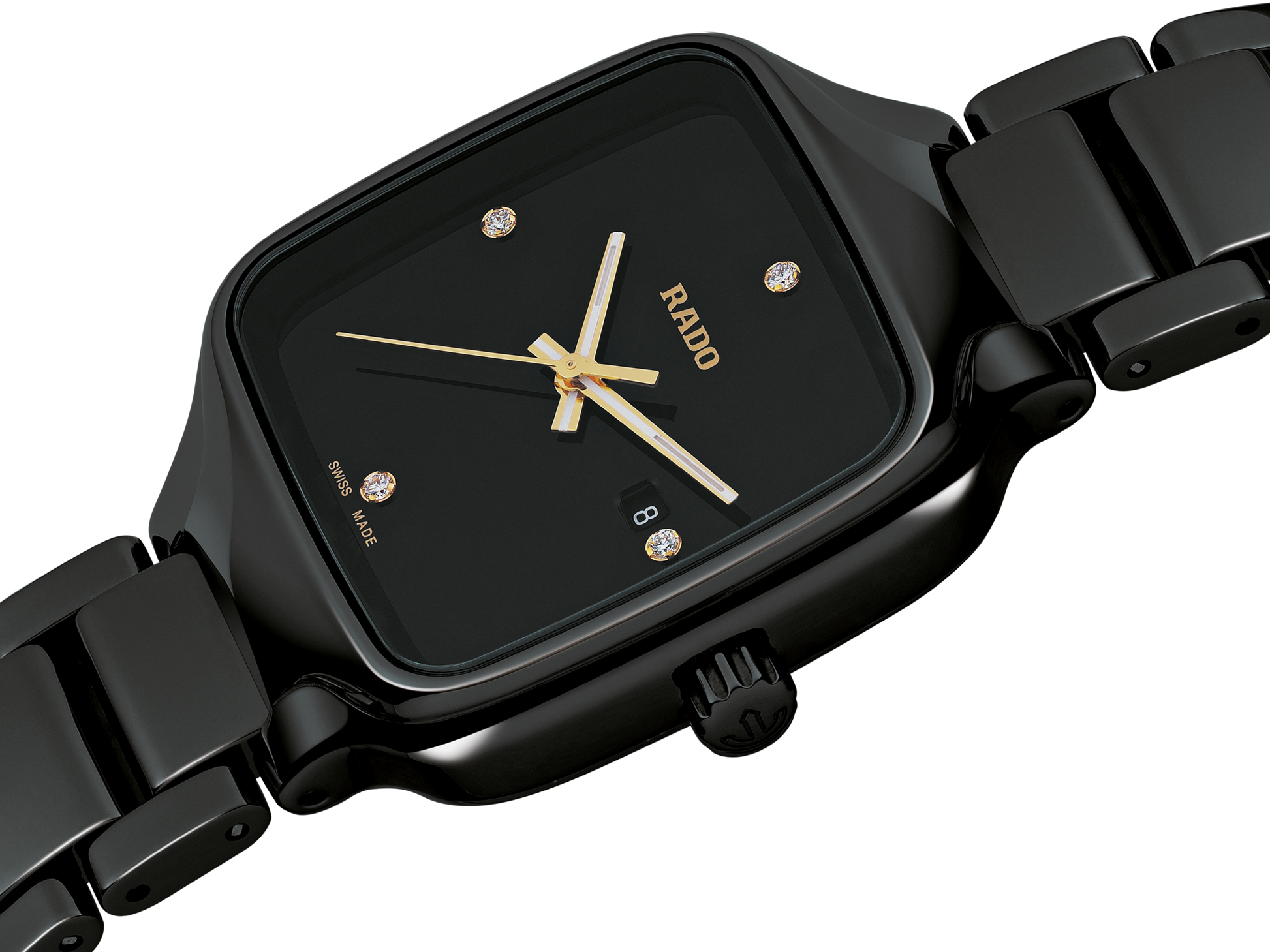 Rado True Black Dial Women 29mm