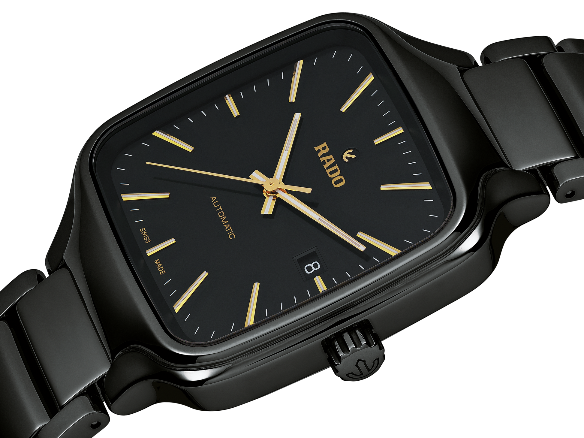 Rado True Black Dial Unisex 38mm