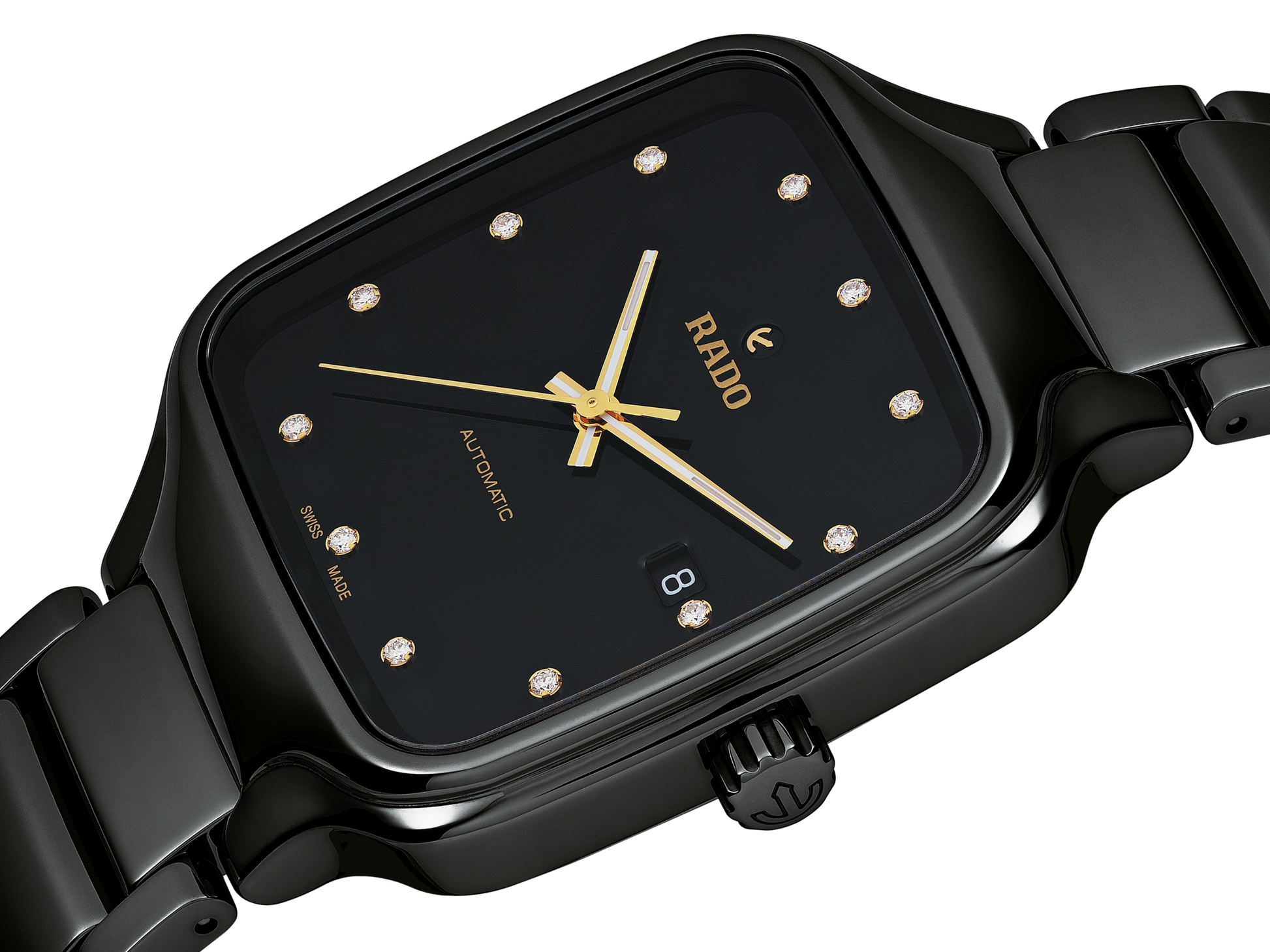 Rado True Black Dial Unisex 38mm