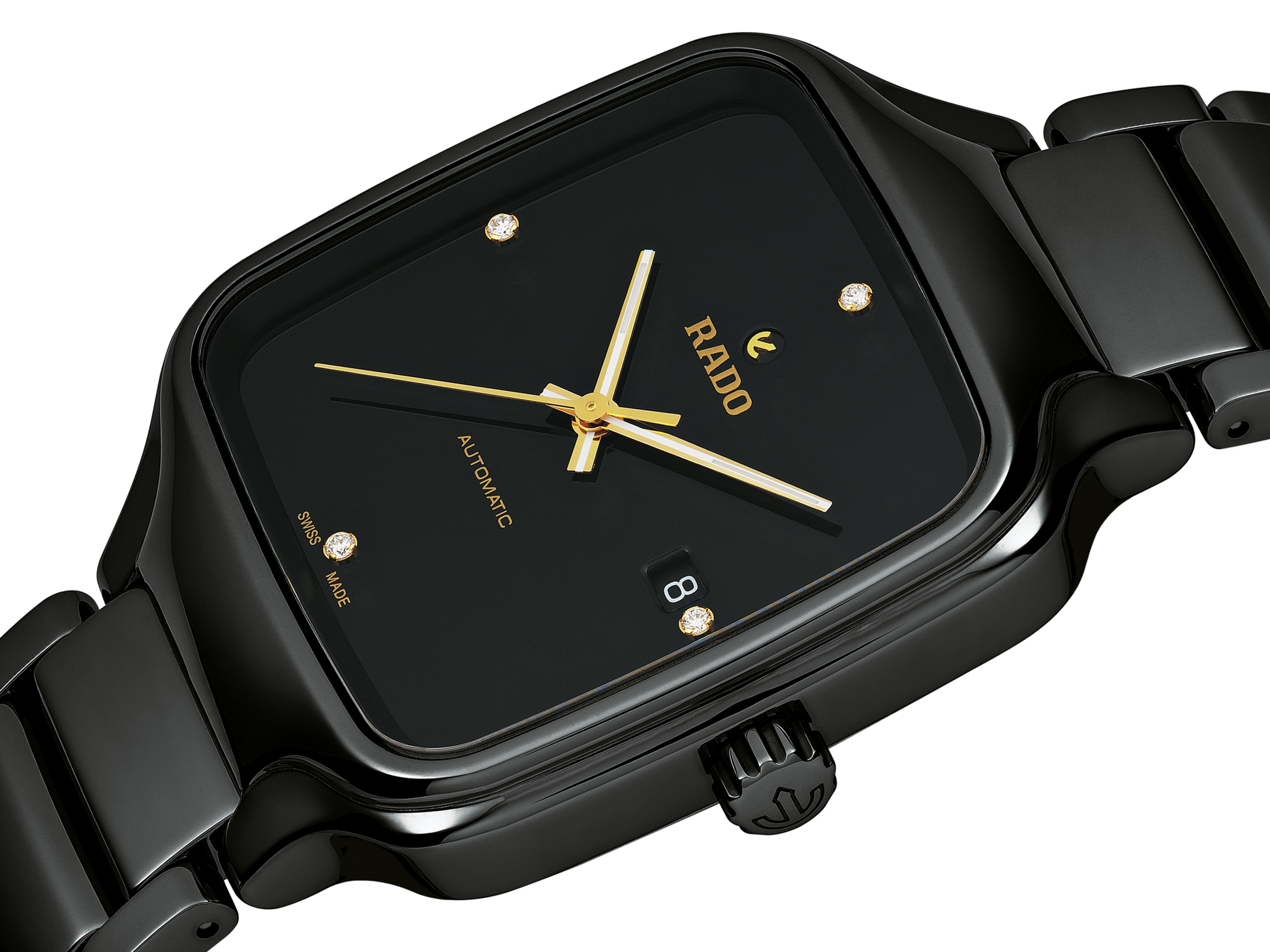 Rado True Black Dial Unisex 38mm