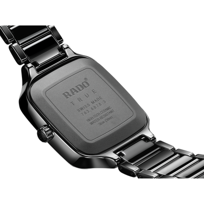 Rado True Black Dial Unisex 38mm