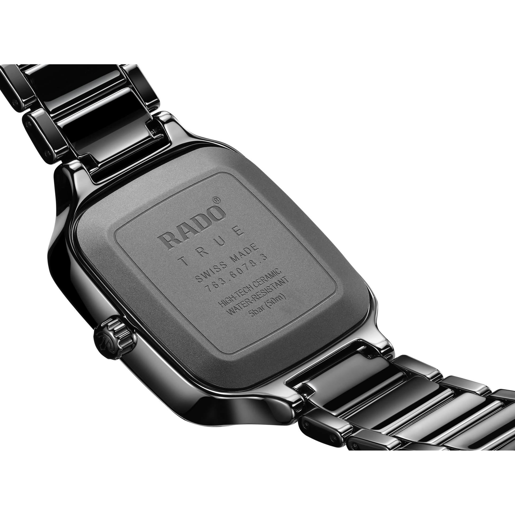 Rado True Black Dial Unisex 38mm