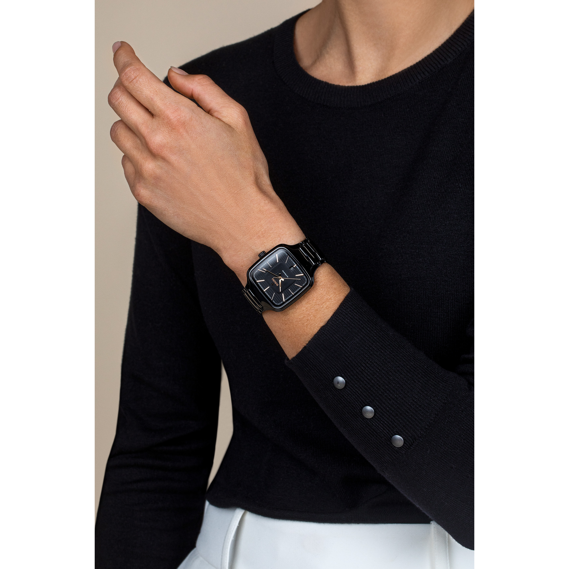 Rado True Black Dial Unisex 38mm