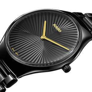 Rado True Round Thinline X Great Gardens of the World Black Dial Unisex 40mm