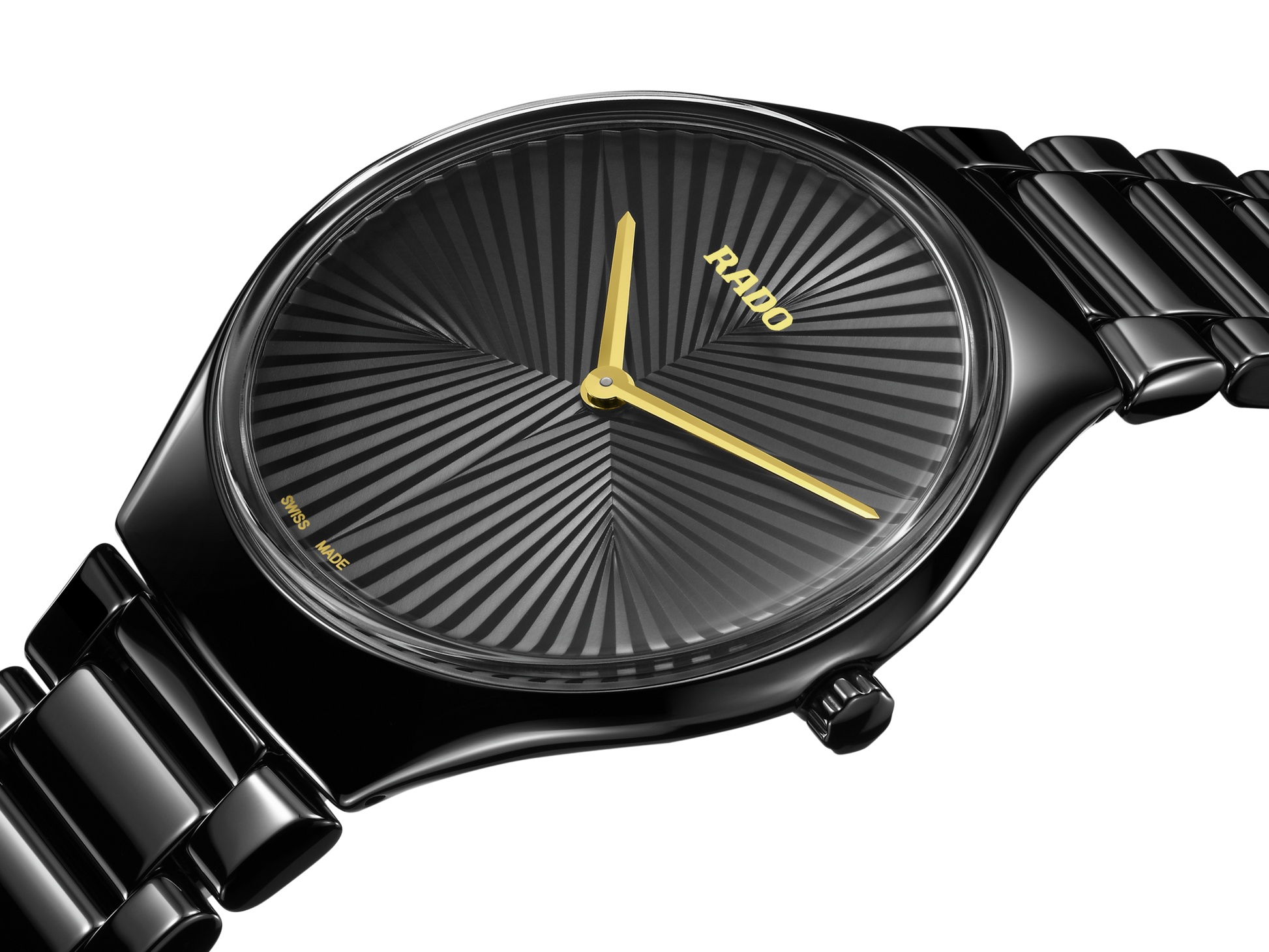 Rado True Round Thinline X Great Gardens of the World Black Dial Unisex 40mm
