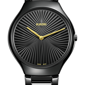 Rado True Round Thinline X Great Gardens of the World Black Dial Unisex 40mm