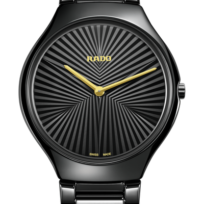 Rado True Round Thinline X Great Gardens of the World Black Dial Unisex 40mm