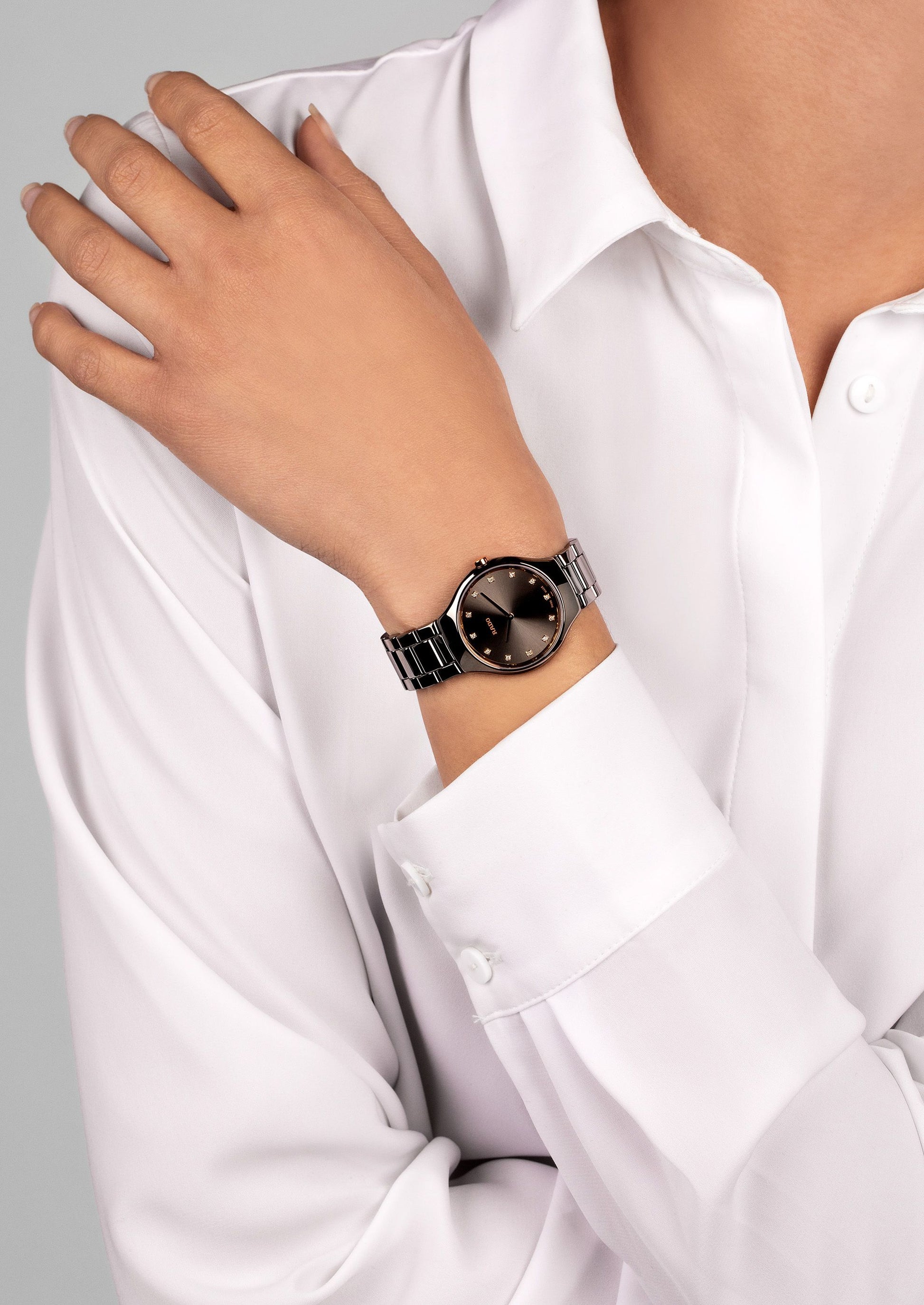Rado True Grey Dial Women 30mm