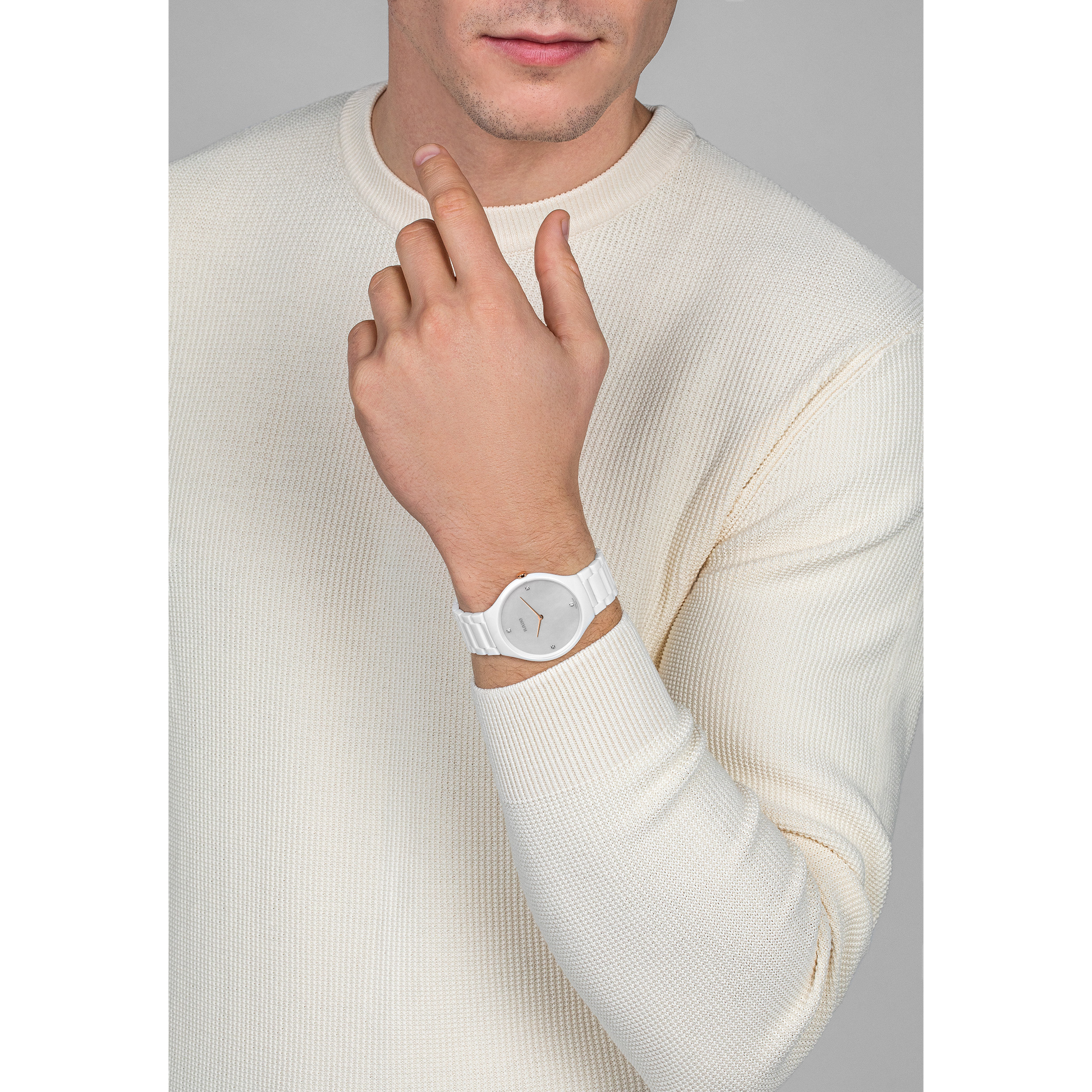 Rado True White Mother-Of-Pearl Dial Women 39mm