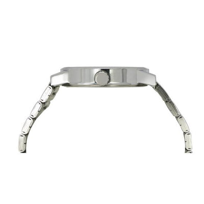 Helix Men White Dial Stainless Steel Strap