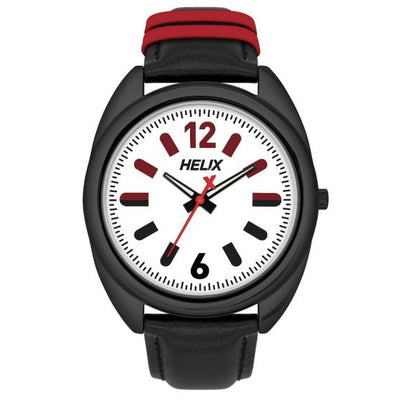 Helix Analog Black Leather