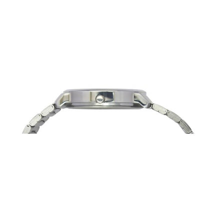 Helix Analog Men Silver Stainless Steel Strap