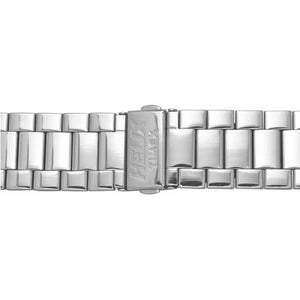 Helix Analog Men Silver Stainless Steel Strap