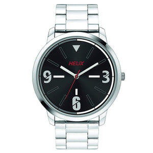 Helix Analog Men Black Dial