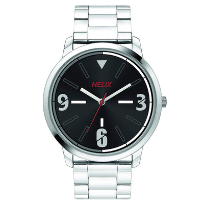 Helix Analog Men Black Dial