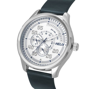 Helix Hustlers Blue Leather Strap