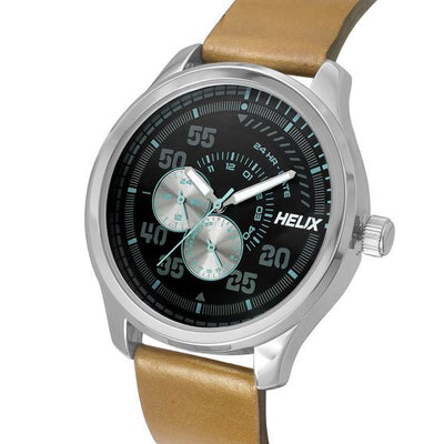 Helix Hustlers Brown Leather Strap