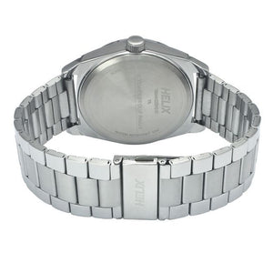 Helix Hustlers Silver Stainless Steel Bracelet