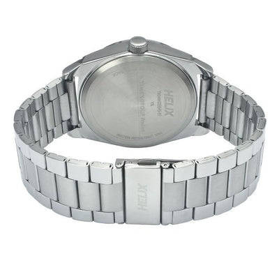 Helix Hustlers Silver Stainless Steel Bracelet