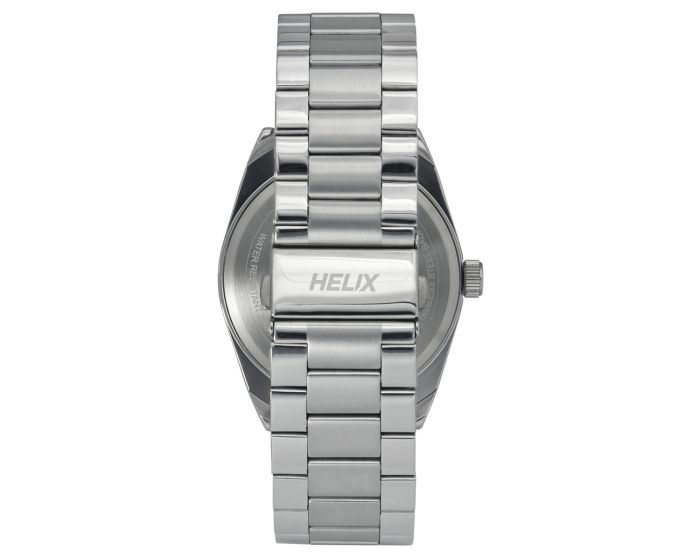 Helix Hustlers Silver Stainless Steel Bracelet