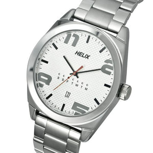 Helix Hustlers Silver Stainless Steel Bracelet
