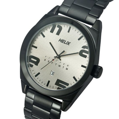 Helix Hustlers Black Stainless Steel Bracelet