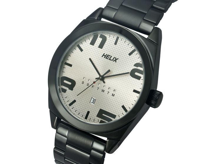 Helix Hustlers Black Stainless Steel Bracelet