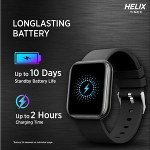 Helix Smart Metal Fit Black Silicone