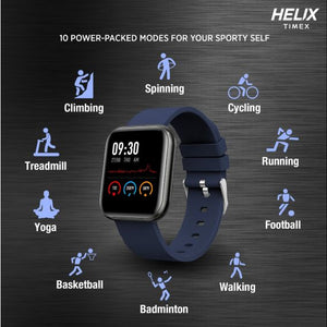 Helix Smart Metal Fit Black & Blue