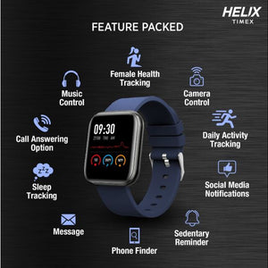 Helix Smart Metal Fit Black & Blue