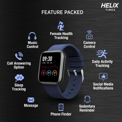Helix Smart Metal Fit Black & Blue