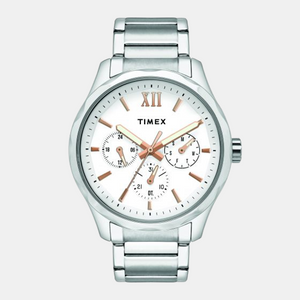 Empera Men Quartz White Dial Chronograph Stainless Steel Watch TW0TG7602
