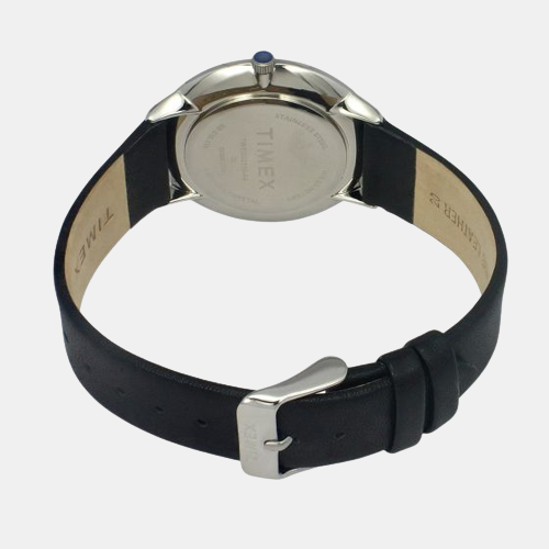 Fashion Men Quartz White Dial Analog Leather Watch TWEG22100