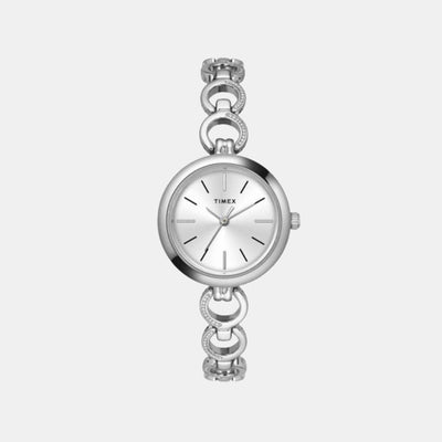 Classics Women Quartz Silver Dial Analog Stainless Steel Watch TWEL11432