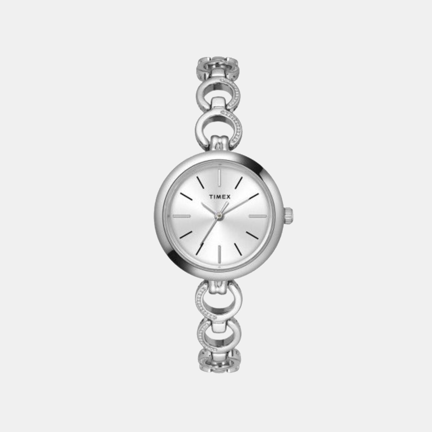 Classics Women Quartz Silver Dial Analog Stainless Steel Watch TWEL11432