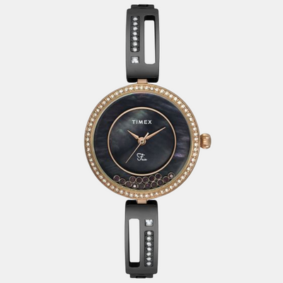 Fria Women Quartz Mother Of Pearl Dial Analog Brass Watch TWEL16500